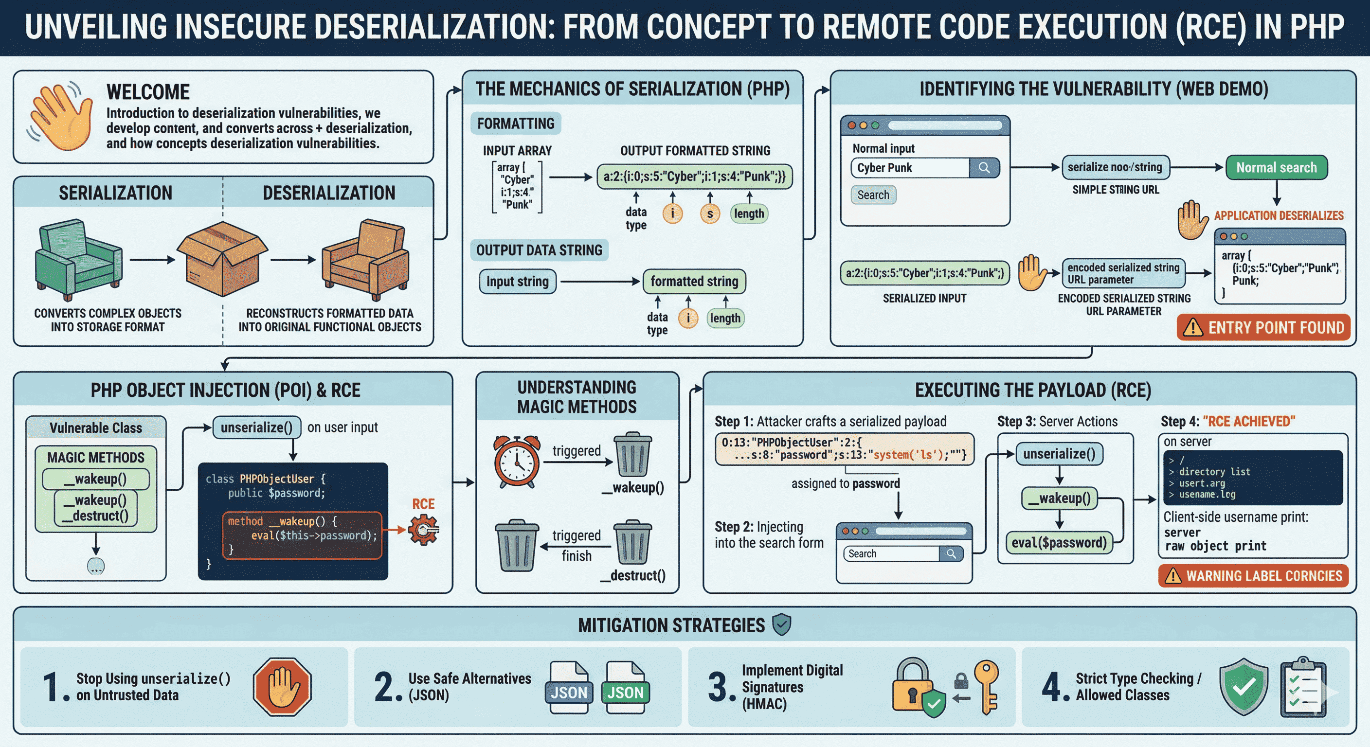 Insecure Deserialization in PHP: From Concept to Remote Code Execution